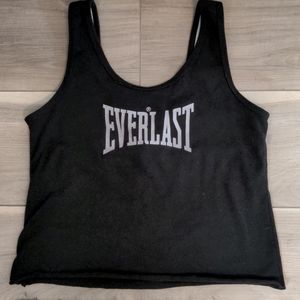 Everlast Coolmax Tank Workout Black Crop